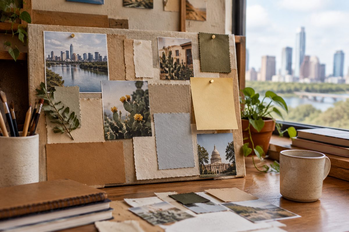 A coordinated first-version set of page and identity pieces